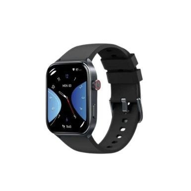 Kieslect KS2 Calling 2.01" FHD AMOLED 3ATM Smart Watch (Double Strap + Protector) - Space Gray