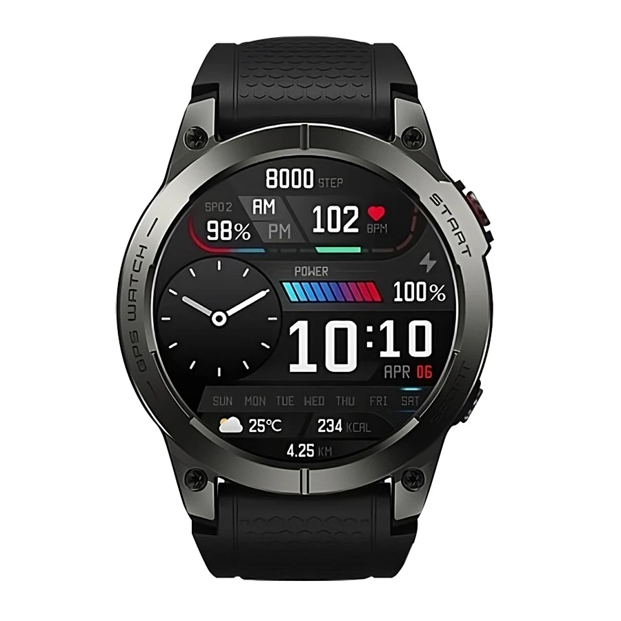 Zeblaze Stratos 3 GPS Smartwatch | Best GPS Features for Fitness Enthusiasts