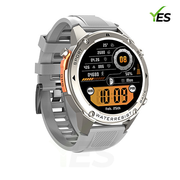 YES Sports GPS Smartwatch – Multi-Sport Modes, 5ATM Waterproof, Health Tracking & Dynamic Watch Faces