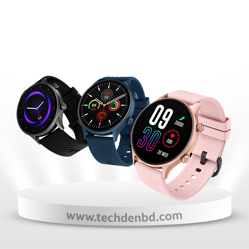 Zeblaze BTalk 2 Lite Smartwatch | Affordable & Feature-Packed Wearable (Blue & Black)