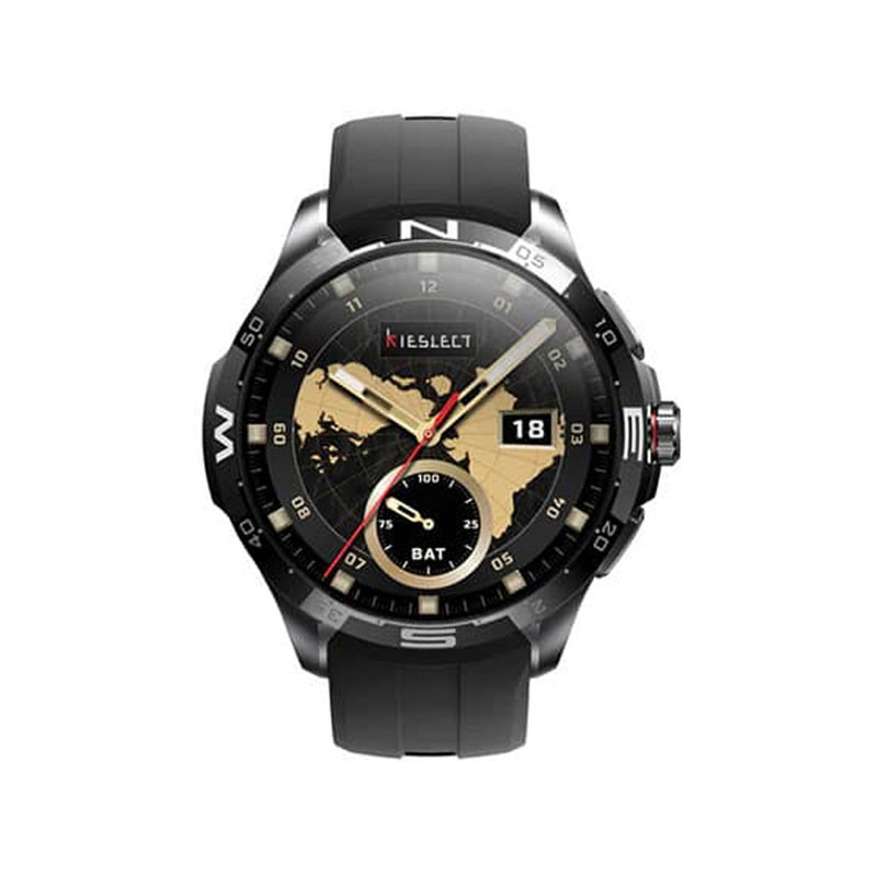 Kieslect Actor 1.6" AMOLED Display & 5ATM Waterproof BT Calling Smart Watch with GPS - Black