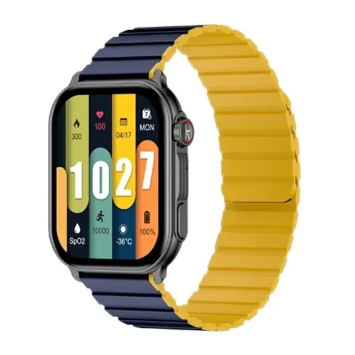 Kieslect KS Pro Calling 2.01" AMOLED Smart Watch (Free Strap + Protector) - Silver