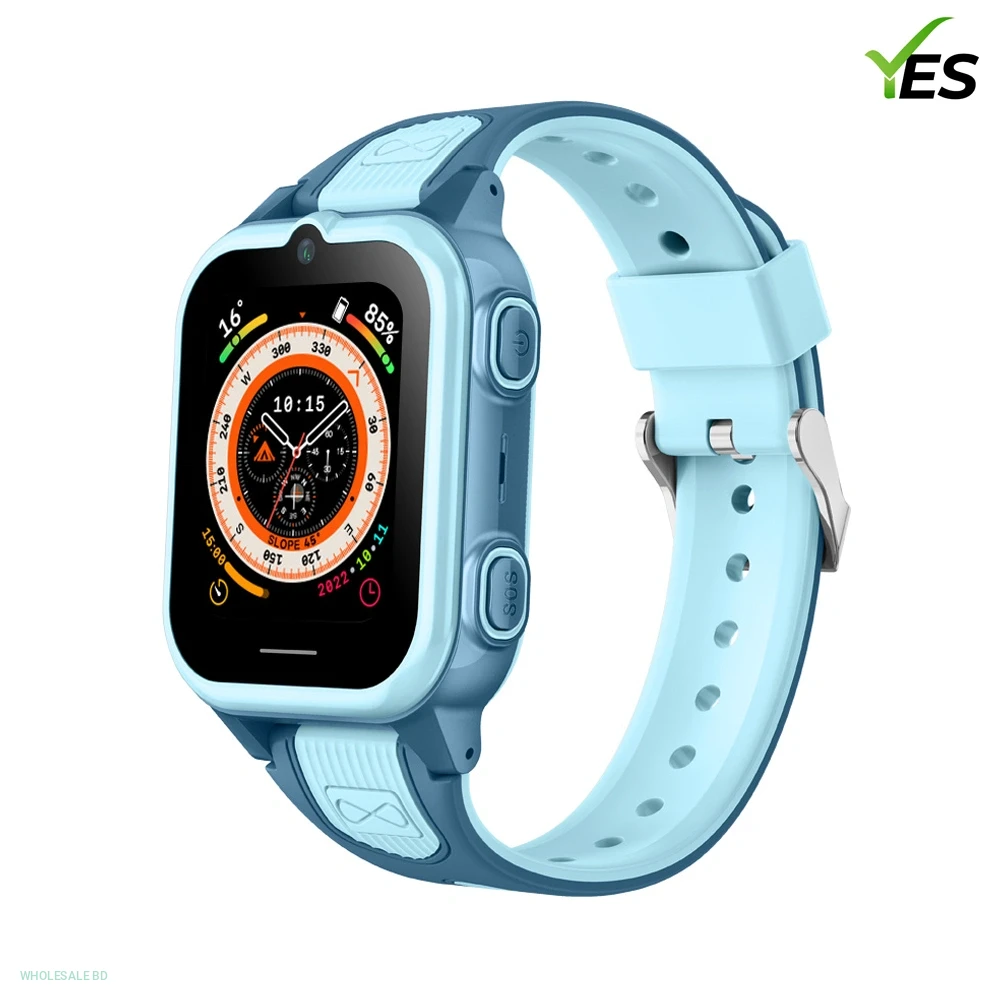 YES Kids Care 4G Smartwatch – GPS Tracker, SOS Safety, Camera & Video Calling