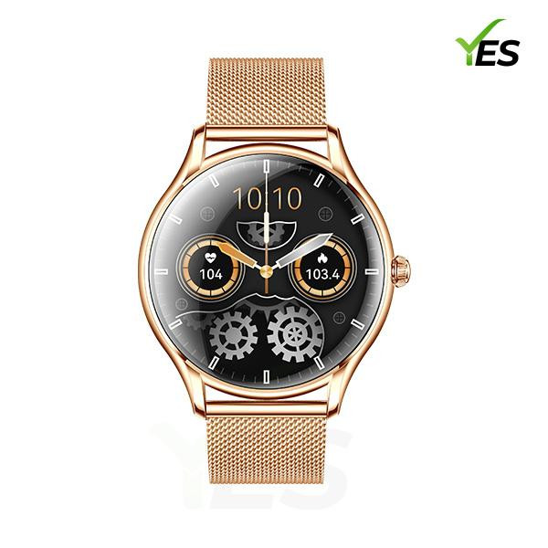 Yes Velvet Pro Smartwatch 1.43 Inch AMOLED Display Ultra Thin Design Fitness and Health Tracker